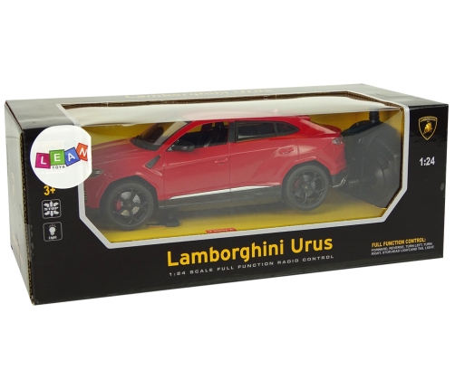 Car R/C 1:24 Lamborghini Urus Red 2.4 G Lights