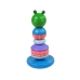 Wooden Educational Pyramid Frog Green Balancing Tower