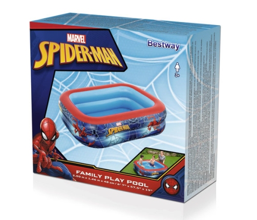 Spider-Man Inflatable Pool 200 x 146 x 48 cm Bestway 98011