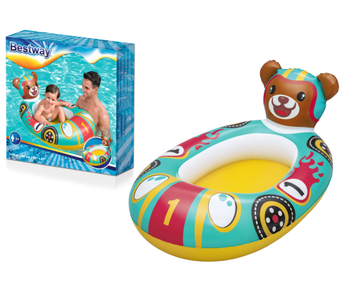 Inflatable Boat Bear 109cm x 69cm Bestway 34170