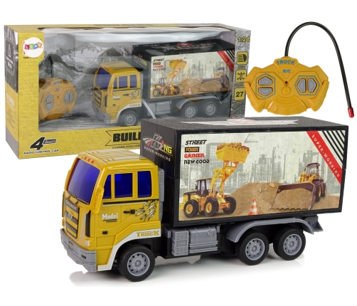 Remote Controlled Construction Truck 1:24 Yellow