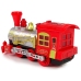 Christmas Locomotive Lights Sound Red Battery Operated