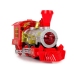 Christmas Locomotive Lights Sound Red Battery Operated