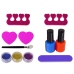 Nail Painting Set Moulder Lamp File Brocades