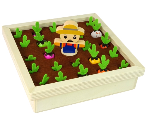 Wooden Memory Game Pull out the Radish Cards