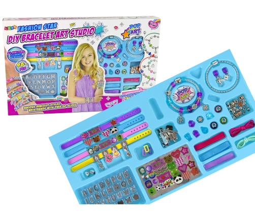 DIY Bracelet Making Kit 98 Pieces