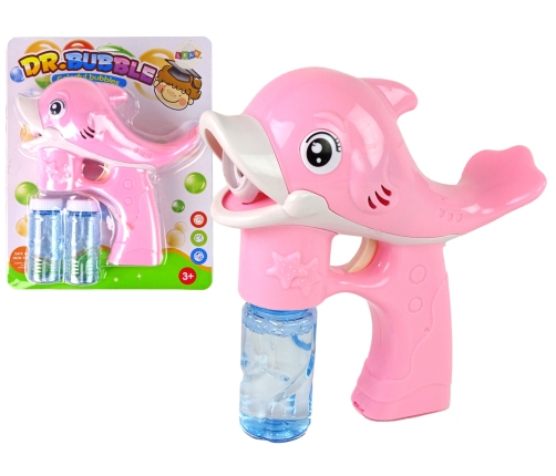 Dolphin Pink Soap Bubble Machine