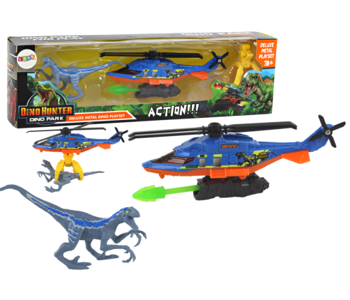 Helicopter Helicopter Dinosaur Park Blue Dino Park Set