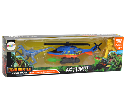 Helicopter Helicopter Dinosaur Park Blue Dino Park Set