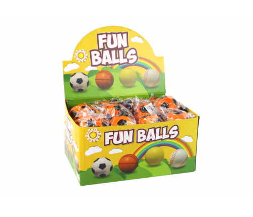 PU Football with Jojo Eraser for Bouncing, 6 cm, Orange