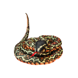 Plush Brown Snake Mascot 110 cm