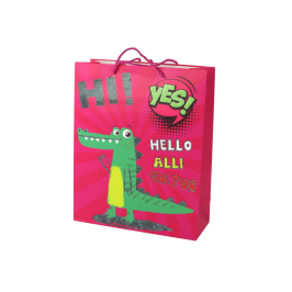 Pink Paper Gift Bag 41.5cm x 30cm x 12cm