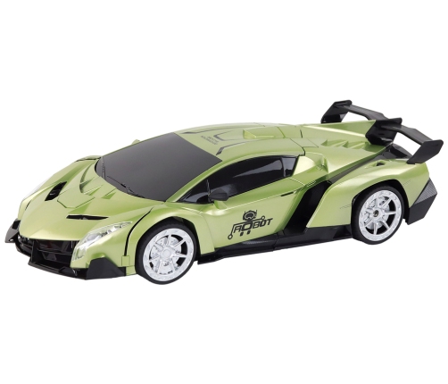 Car-Robot Transformation R/C 1:10 Green Gesture Control