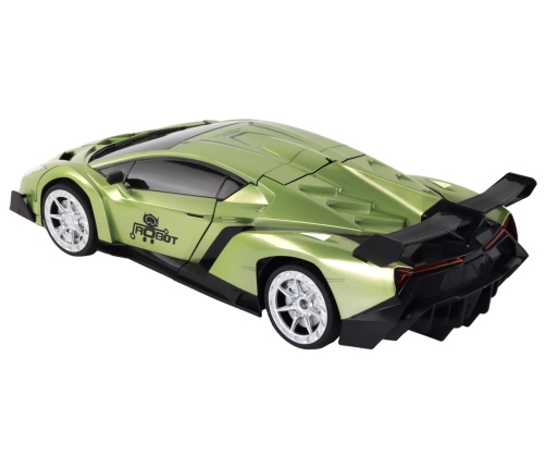 Car-Robot Transformation R/C 1:10 Green Gesture Control