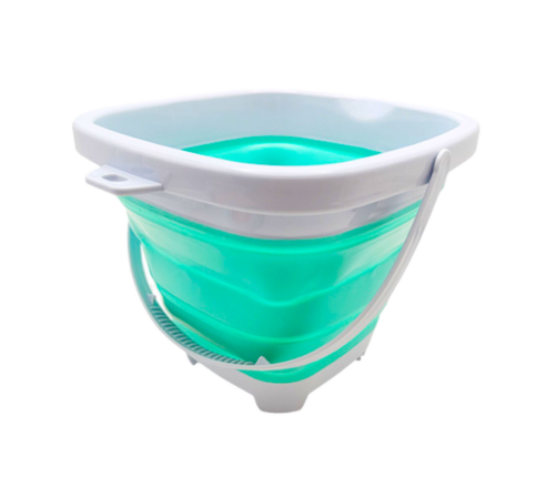 Sand Toy Set Foldable Turquoise Bucket 11 El