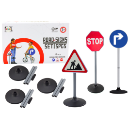 Educational Set Large Road Signs 76cm 3 Pcs