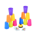 Arcade Game Stacking Cups Cards Bell