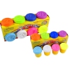 8 Containers With Dough Colorful Animal Patterns