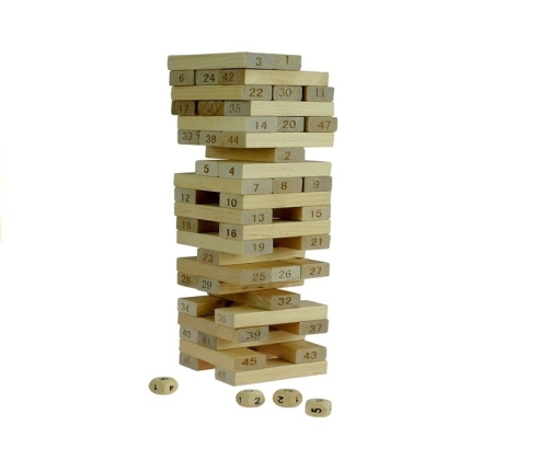 Jenga Game Wooden Tower Don't Destroy!