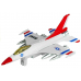 USAF White Plane Jet Rides Lit Game 1:80