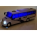 Police Bus Die Cast Model White with Lights