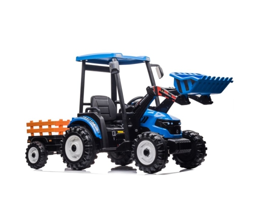 Battery-operated tractor with trailer Hercules Blue 24V