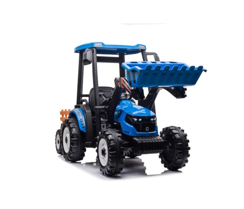 Battery-operated tractor with trailer Hercules Blue 24V