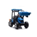 Battery-operated tractor with trailer Hercules Blue 24V