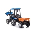 Battery-operated tractor with trailer Hercules Blue 24V