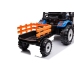 Battery-operated tractor with trailer Hercules Blue 24V