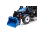 Battery-operated tractor with trailer Hercules Blue 24V