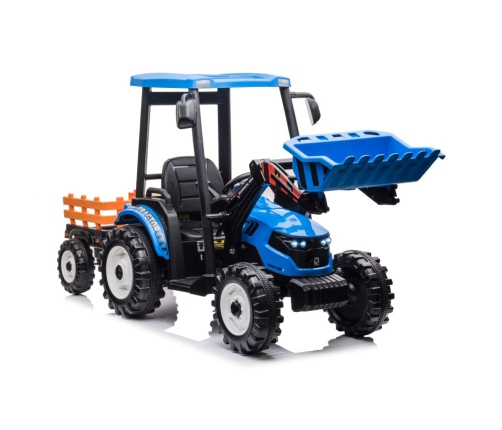 Battery-operated tractor with trailer Hercules Blue 24V