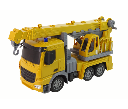 Crane Construction Vehicle 2.4G R/C Yellow 1:12