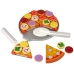 Pizza Set Wooden Jigsaw Puzzle Velcro Accessories