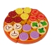 Pizza Set Wooden Jigsaw Puzzle Velcro Accessories