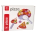 Pizza Set Wooden Jigsaw Puzzle Velcro Accessories