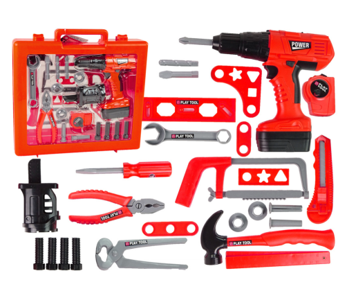 Handyman Set Screwdriver Battery Hammer Saw