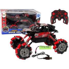 Remote-controlled off-road car R/C 1:14 Red