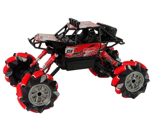 Remote-controlled off-road car R/C 1:14 Red