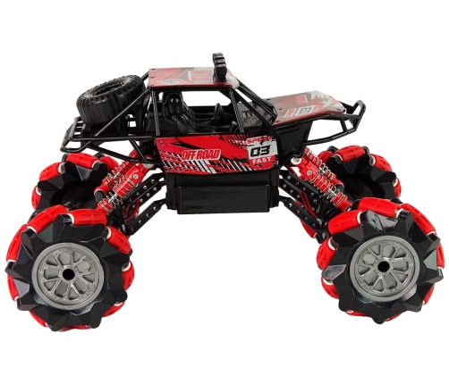 Remote-controlled off-road car R/C 1:14 Red