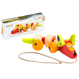 Wooden Dachshund Dog on a string Pull Toy 13623