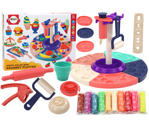 Playdough Set Kitchen Squeezer Chef Accessories