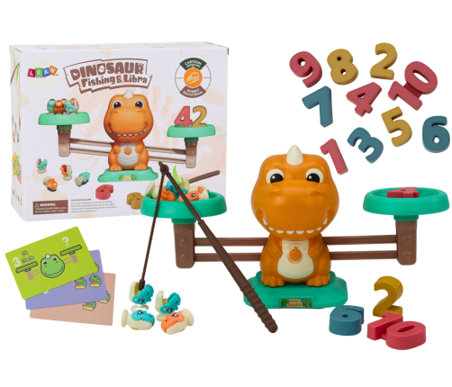 Learning to Count Educational Game Balance Scale Dinosaurs Math Cards