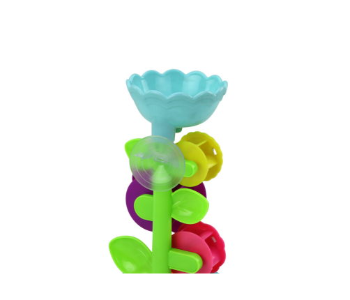 Bath Toy Colorful Flowers Watering Can