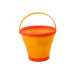 Universal Foldable Silicone Bucket, Orange