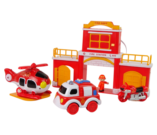 Fire Station Set with Sound