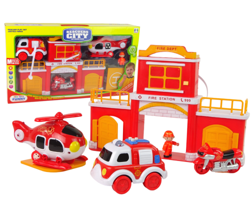 Fire Station Set with Sound