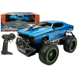 Remote controlled Car Off-road R/C Blue High Wheels