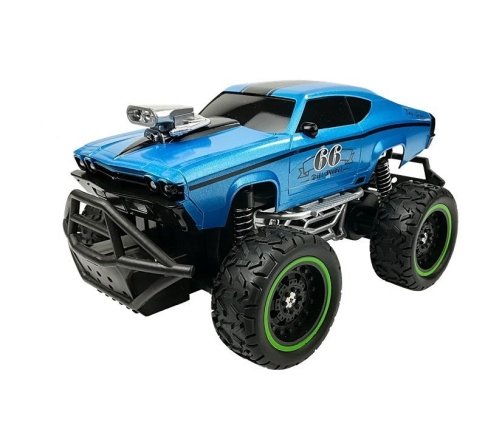 Remote controlled Car Off-road R/C Blue High Wheels