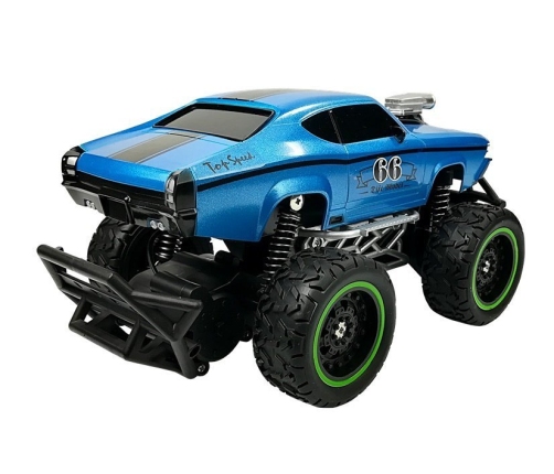 Remote controlled Car Off-road R/C Blue High Wheels